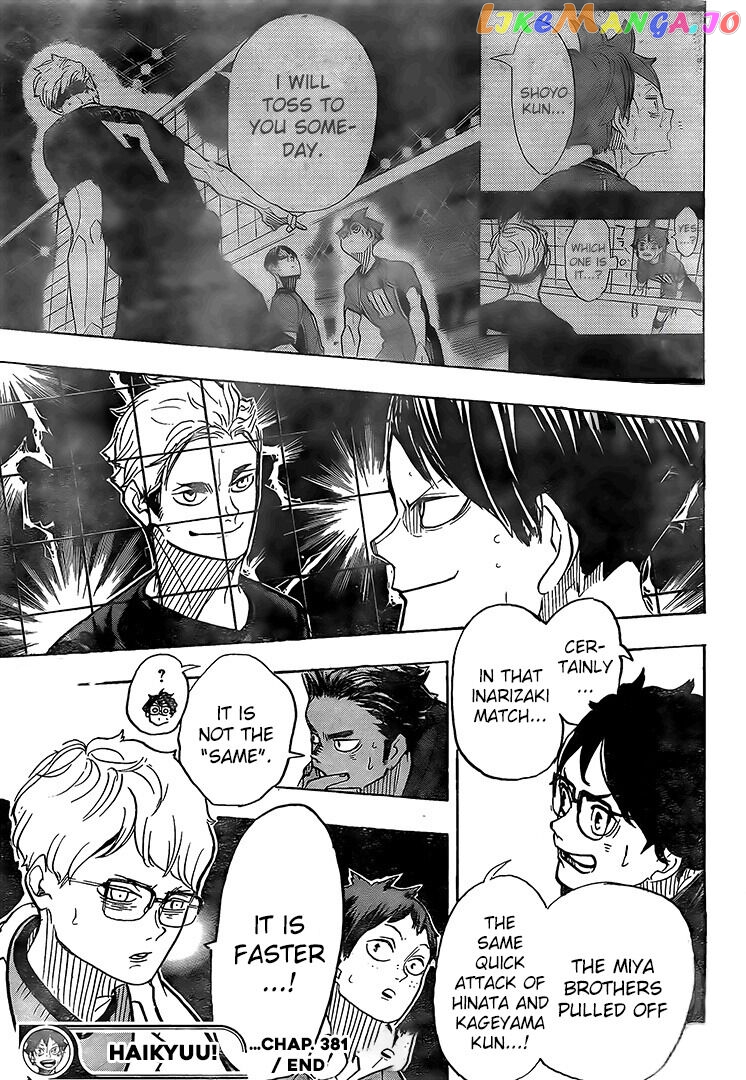 Haikyuu!!, Chapter 381 image 17